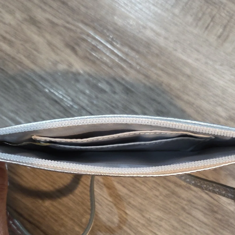 Coach Sparkling Silver Wristlet - Picture 4 of 4